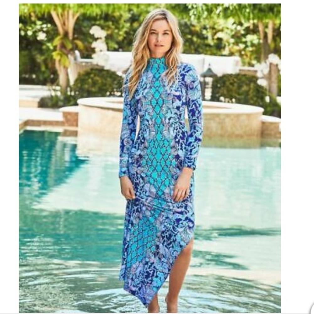 LILLY PULITZER NIKIA HIGH NECK MAXI DRESS 🌸